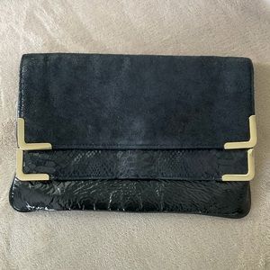 Michael Kors Castle Rock fold over purse clutch